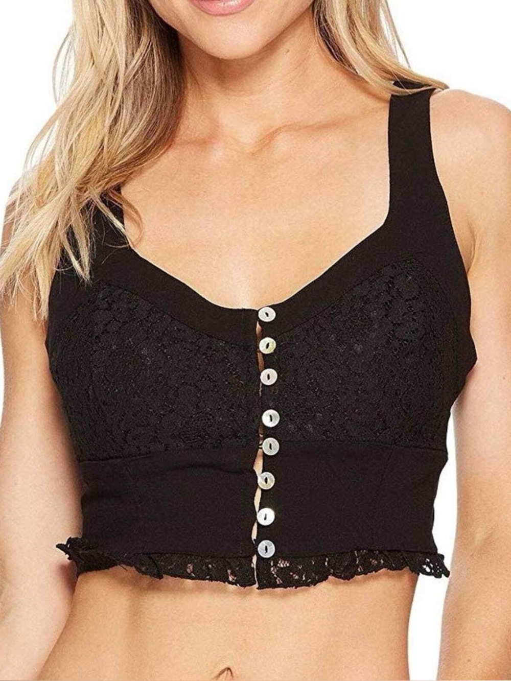 intimately Free People Here I Go Black Lace Brami small